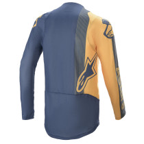 Maillot cross Alpinestars 2021 Supertech Foster - Bleu Orange 2