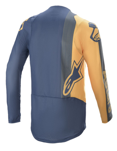 Maillot cross Alpinestars 2021 Supertech Foster - Bleu Orange
