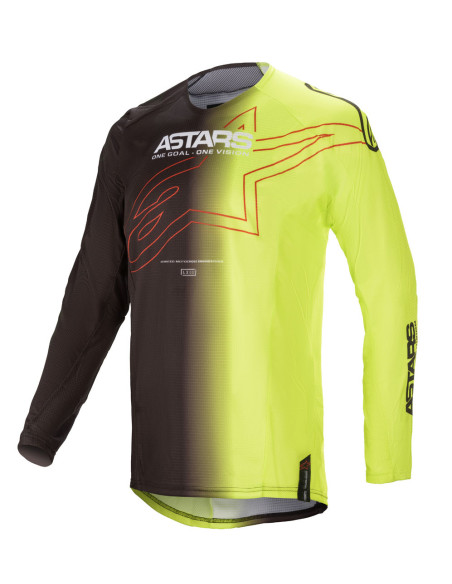 Maillot cross Alpinestars 2021 Techstar Phantom - Noir Jaune