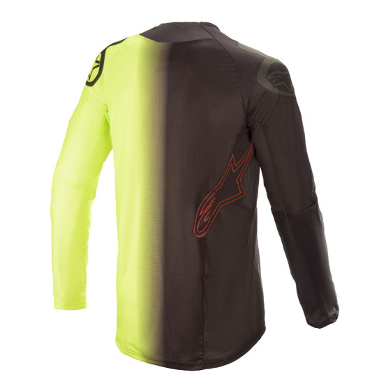 Maillot cross Alpinestars 2021 Techstar Phantom - Noir Jaune