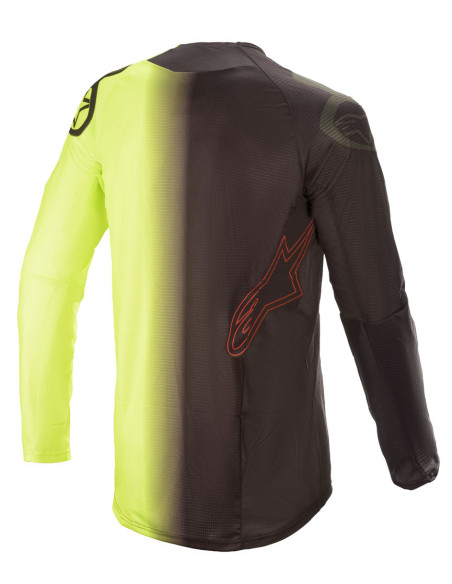 Maillot cross Alpinestars 2021 Techstar Phantom - Noir Jaune