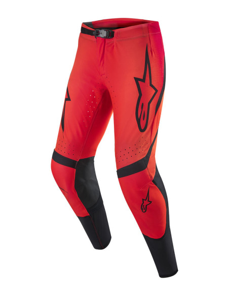 Pantalon cross Alpinestars 2024 Supertech Édition limitée Ember Anaheim 1 - Rouge Fluo Noir