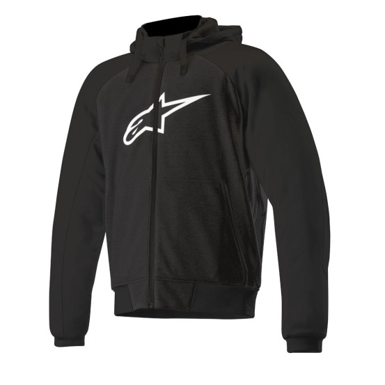 Blouson moto Alpinestars Chrome Sport Hoodie - Noir