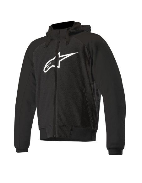 Blouson moto Alpinestars Chrome Sport Hoodie - Noir