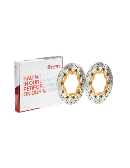 Paire de disques de frein BREMBO Supersport flottants - 208973718