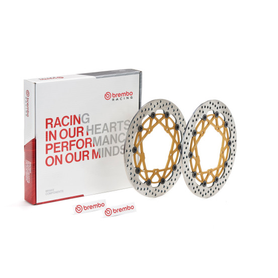 Paire de disques de frein BREMBO Supersport flottants - 208973721