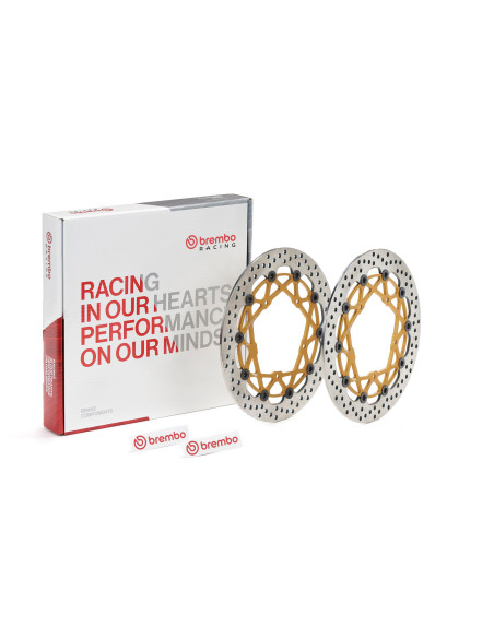 Paire de disques de frein BREMBO Supersport flottants - 208973721