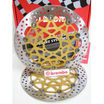 Paire de disques de frein BREMBO Supersport flottants - 208973726