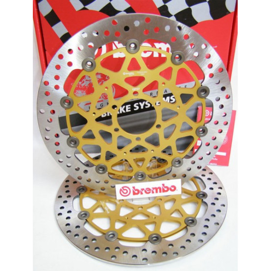 Paire de disques de frein BREMBO Supersport flottants - 208973726