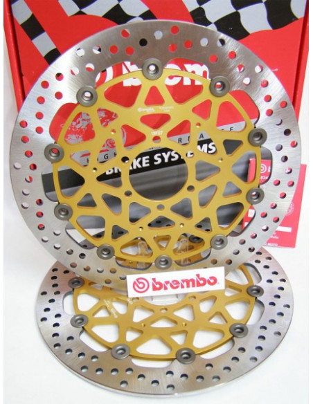 Paire de disques de frein BREMBO Supersport flottants - 208973726