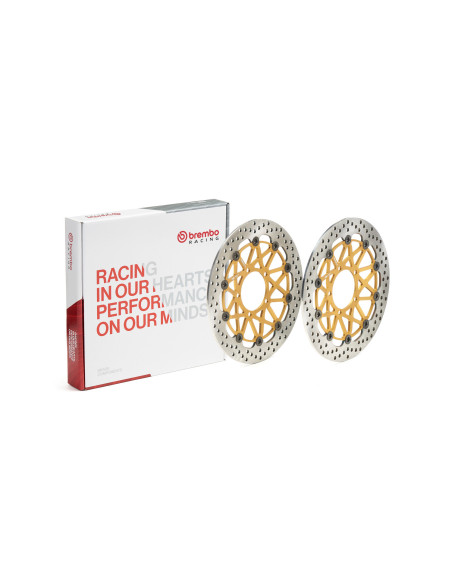 Paire de disques de frein BREMBO Supersport flottants - 208973730