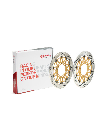 Paire de disques de frein BREMBO Supersport flottants - 208973733