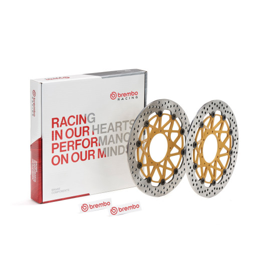 Paire de disques de frein BREMBO Supersport flottants - 208973745