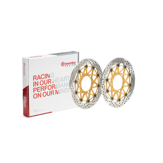 Paire de disques de frein BREMBO Supersport flottants - 208973746