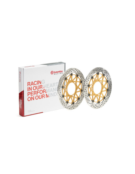 Paire de disques de frein BREMBO Supersport flottants - 208973746