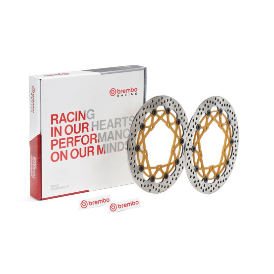 Paire de disques de frein BREMBO Supersport flottants - 208973748