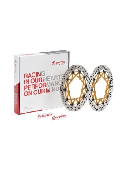 Paire de disques de frein BREMBO Supersport flottants - 208973748
