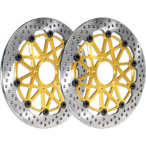 Paire de disques de frein BREMBO Supersport flottants - 208B85911