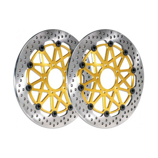 Paire de disques de frein BREMBO Supersport flottants - 208B85911