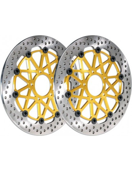 Paire de disques de frein BREMBO Supersport flottants - 208B85911