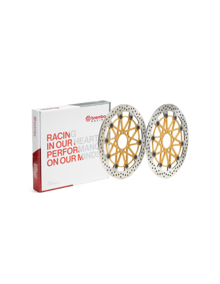 Paire de disques de frein BREMBO Supersport flottants - 208b85925