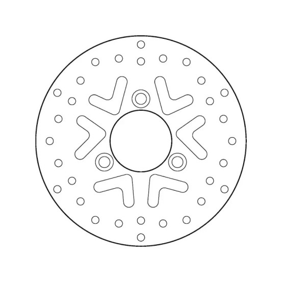 Disque de frein avant fixe Brembo Oro KYMCO