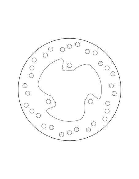 Disque de frein avant/arrière fixe Brembo Oro APRILIA