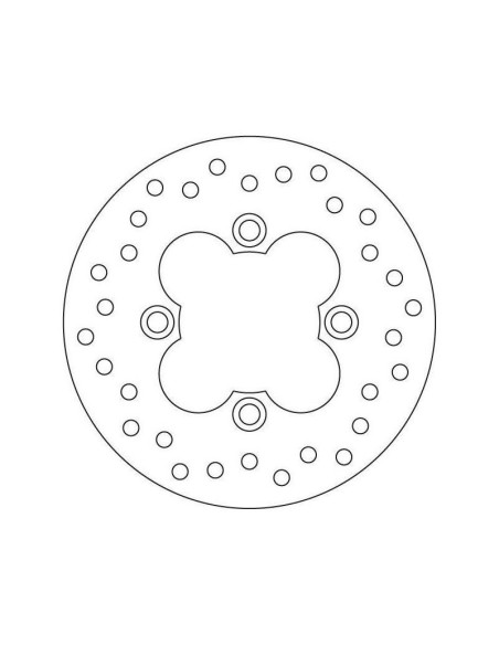 Disque de frein arrière fixe Brembo Oro HONDA