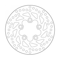 Disque de frein arrière fixe Brembo Oro KYMCO 2