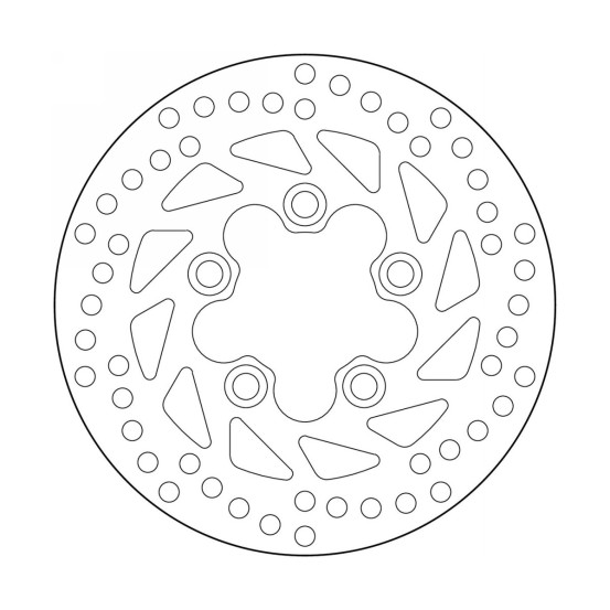 Disque de frein arrière fixe Brembo Oro KYMCO