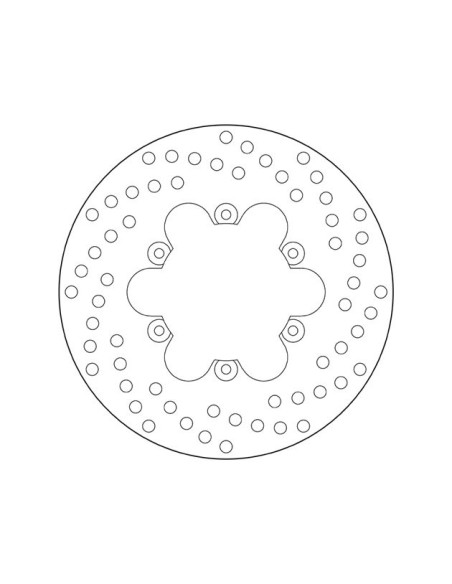Disque de frein avant/arrière fixe Brembo Oro MALAGUTI