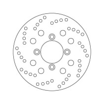 Disque de frein arrière fixe Brembo Oro SUZUKI