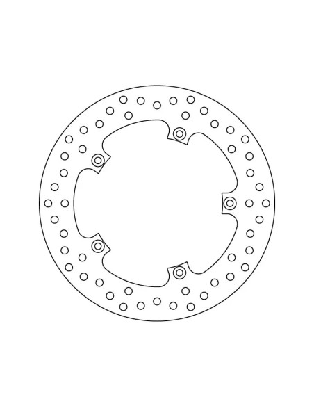 Disque de frein arrière fixe Brembo Oro PEUGEOT