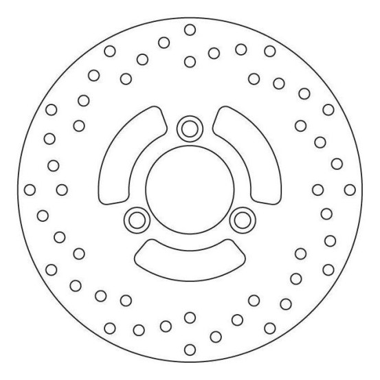 Disque de frein avant fixe Brembo Oro KYMCO