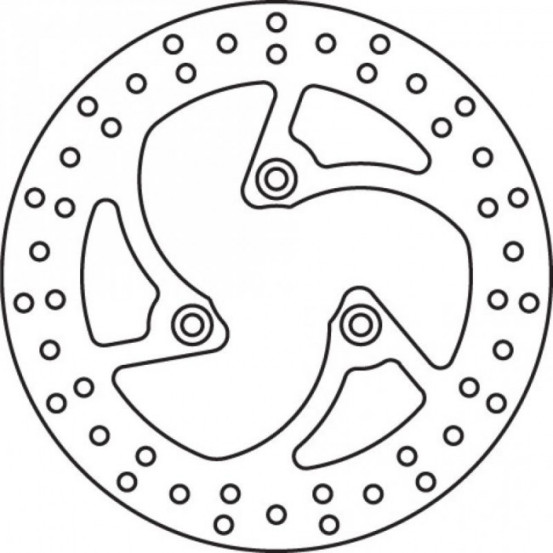 Disque de frein avant fixe Brembo Oro PEUGEOT