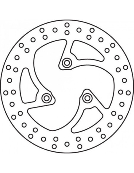 Disque de frein avant fixe Brembo Oro PEUGEOT