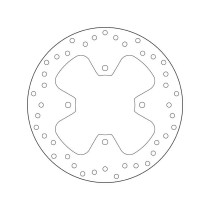Disque de frein arrière fixe Brembo Oro YAMAHA 2