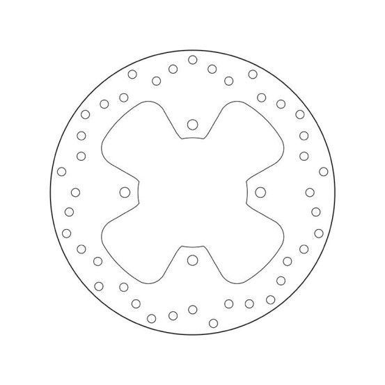 Disque de frein arrière fixe Brembo Oro YAMAHA