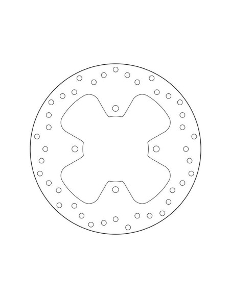 Disque de frein arrière fixe Brembo Oro YAMAHA
