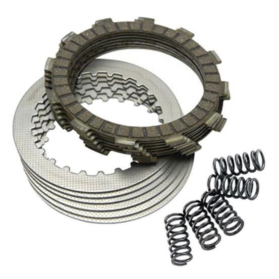 Kit disques d'embrayage garnis + disques lisses + ressorts EBC - SRK Aramid Fiber - YAMAHA