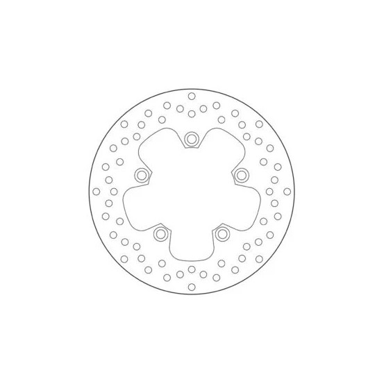 Disque de frein arrière fixe Brembo Oro YAMAHA