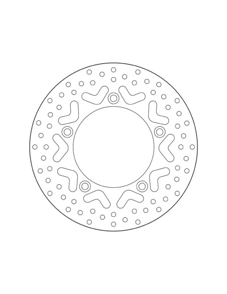 Disque de frein avant/arrière fixe Brembo Oro KYMCO
