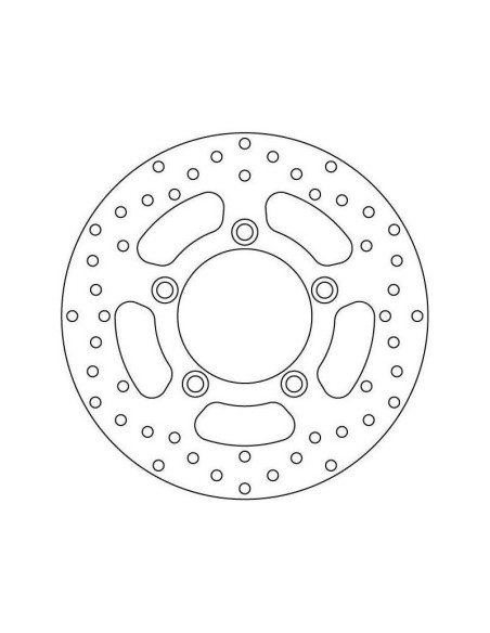 Disque de frein arrière fixe Brembo Oro KYMCO