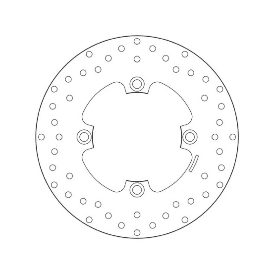 Disque de frein arrière fixe Brembo Oro HONDA