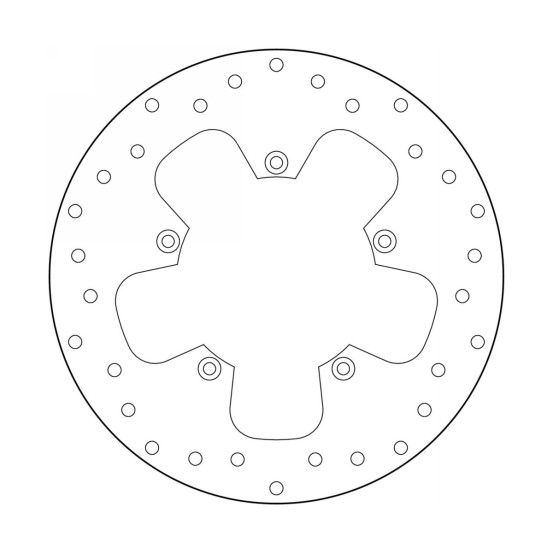 Disque de frein arrière fixe Brembo Oro MALAGUTI