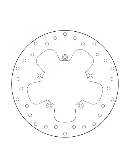 Disque de frein arrière fixe Brembo Oro MALAGUTI