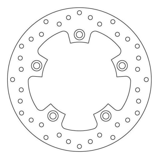 Disque de frein arrière fixe Brembo Oro KYMCO