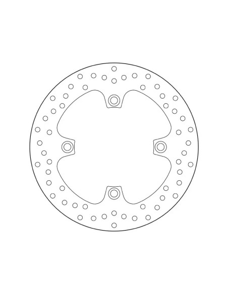 Disque de frein arrière fixe Brembo Oro SUZUKI