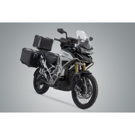 Kit bagagerie SW-MOTECH Aventure TRIUMPH Tiger 1200 GT - Rally - GT Pro 2022 - Gris