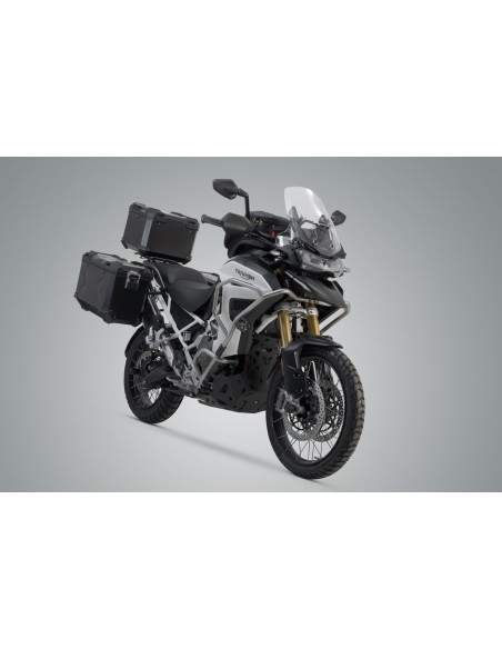 Kit bagagerie SW-MOTECH Aventure TRIUMPH Tiger 1200 GT - Rally - GT Pro 2022 - Gris